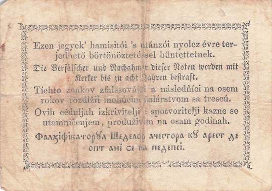 P.S121 15 Pengö Ungarn 1849